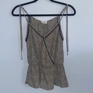 Sienna Sky XS black and white dress top